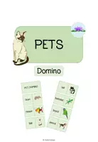 Vorschau - Spiele - Animals Domino Materialpaket - Deckblatt