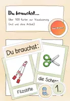 Vorschau - Merkblätter - Du brauchst - Über 100 Karten zur Visualisierung (mit und ohne Artikel) - Deckblatt