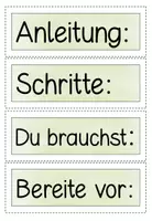 Vorschau - Merkblätter - Du brauchst - Über 100 Karten zur Visualisierung (mit und ohne Artikel) - Seite 1