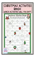 Vorschau - Arbeitsblätter - Christmas Activities Bingo - Deckblatt