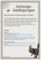 Vorschau - Arbeitsblätter - Mini-Lesespuren "Halloween" (3. & 4. Klasse) - Seite 1