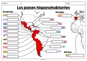 Vorschau - Arbeitsblätter - Los países hispanohablantes II - Seite 2