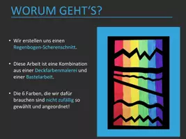 Vorschau - Stundenentwürfe - KUNST Schritt für Schritt: Regenbogen Scherenschnitt (Deckfarbenmalerei) - Seite 2