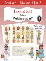 Vorschau - Arbeitsblätter - Wer bin ich? / Welches ist es? - Leserätsel - Ostern - Deckblatt