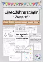 Vorschau - Arbeitsblätter - Übungsheft Linealführerschein - Deckblatt