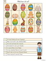 Vorschau - Arbeitsblätter - Vorschau - Wer bin ich? - Leserätsel - Ostern - Seite 1