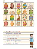 Vorschau - Arbeitsblätter - Vorschau - Wer bin ich? - Leserätsel - Ostern - Seite 3