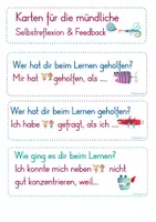 Vorschau - Aufgabenkarten - Mündliche Selbstreflexion und Feedback üben #Silvesterknaller23 - Seite 2