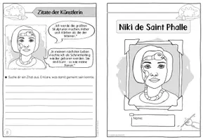 Vorschau - Arbeitsblätter - Künstler-Faltheft: Niki de Saint Phalle - Seite 2