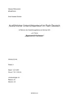 Vorschau - Stundenentwürfe - Unterrichtsbesuch + Unterrichtsentwurf Deutsch - Spannend Vorlesen - Seite 1