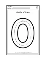 Vista previa - Hojas de trabajo - FICHAS DE TRAZOS NUMEROS 0 A 10 - página 3
