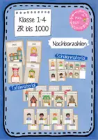 Vorschau - Bildkarten - Nachbarzahlen in der Grundschule - verschiedene Versionen - Deckblatt