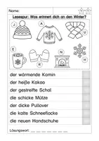 Vorschau - Arbeitsblätter - Lesespur Winter - Seite 2