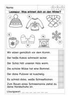 Vorschau - Arbeitsblätter - Lesespur Winter - Seite 3