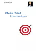 Vorschau - Fördermaterial/Inklusion - Mein Ziel -Evaluationsbogen - Deckblatt