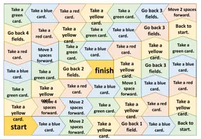 Vorschau - Spiele - funny board game: Brettspiel: Ferien/ holidays (englisch, editierbar, mehrere Versionen) - Seite 1