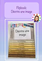 Aperçu - Présentation / Support pour le tableau - Flipbook: Décrire une image - Page de couverture
