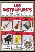 Vorschau - Spiele - LES INSTRUMENTS (Musikinstrumente) - J‘ai... Qui a...? (Französisch) - Deckblatt