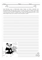 Vista previa - Hojas de trabajo - Weihnachten bei den Pandas Kreatives Schreiben Deutsch - página 2