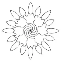 Vorschau - Mal- und Bastelvorlagen - Materialpaket 50 Mandalas Jahreszeiten OGS Kunst Malen Jahreszeiten - Seite 1