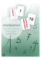 Vorschau - Arbeitsblätter - Mengenerfassung ZR 20: Wendekarten mit Plättchen im Zwanzigerschiffchen - Deckblatt