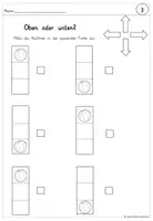 Vorschau - Arbeitsblätter - Raumorientierung (links, rechts, oben, unten) - Arbeitsblätter - Seite 3