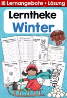 Vorschau - Arbeitsblätter - Winterliche Lerntheke/ Werkstatt (Klasse 3/4) - Deckblatt