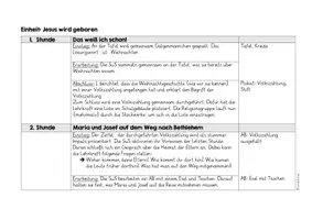 Vorschau - Unterrichtsreihen - Jesus wird geboren - Unterrichtseinheit Klasse 2/3 - Seite 2