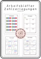 Vorschau - Arbeitsblätter - Arbeitsblätter Zahlzerlegungen ZR 1000 - Deckblatt