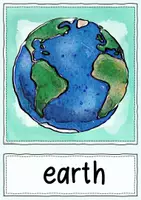 Aperçu - Cartes / Images - Our Earth / Environment / Nature - 50 Flashcards - Page 1
