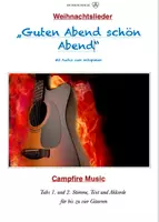 Vorschau - Arbeitsblätter - Guten Abend schön Abend - 1 - 3 Gitarren - Deckblatt