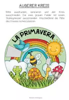 Vorschau - Arbeitsblätter - LA PRIMAVERA (Frühling) - Wortschatzrad (Spanisch) - Seite 2