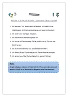 Vorschau - Merkblätter - *HEFTEINTRAG* Welche Schritte gibt es beim Lösen einer Sachaufgabe? *Merkheft Textaufgabe im Fach Mathematik Klassen 4-6* - Deckblatt