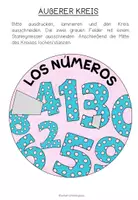 Vorschau - Arbeitsblätter - LOS NÚMEROS (Zahlen) - Wortschatzrad (Spanisch) - Seite 2