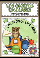 Vorschau - Arbeitsblätter - LOS OBJETOS ESCOLARES (Schulsachen) - Wortschatzrad (Spanisch) - Deckblatt