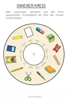 Vorschau - Arbeitsblätter - LOS OBJETOS ESCOLARES (Schulsachen) - Wortschatzrad (Spanisch) - Seite 3
