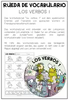 Vorschau - Arbeitsblätter - LOS VERBOS 1 (Verben) - Wortschatzrad (Spanisch) - Seite 1