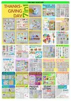 Vorschau - Arbeitsblätter - "I'm thankful for... " activity - Seite 2