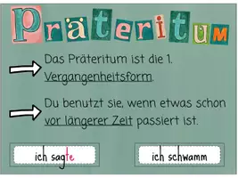 Vorschau - Merkblätter - Verben im Präteritum/Vergangenheit I TAFELMATERIAL - Seite 2