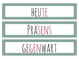 Vorschau - Merkblätter - Verben im Präteritum/Vergangenheit I TAFELMATERIAL - Seite 3