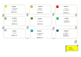 Vorschau - Arbeitsblätter - M2 Matrix Rechteck Quadrat 3mal3 Matrix 2021 - Deckblatt