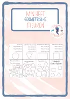 Vorschau - Arbeitsblätter - Miniheft geometrische Formen/ ebene Formen - Deckblatt