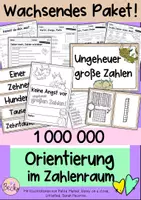 Vorschau - Arbeitsblätter - Orientierung im Zahlenraum (Million) - Deckblatt