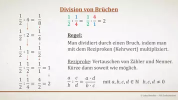 Vorschau - Präsentationen/Tafelbilder - Tafelbilder - Division von Brüchen - Seite 3