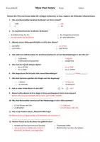 Vorschau - Arbeitsblätter - Multiple-Choice-Fragen zum Bienensterben anhand des Film-Beispiels "More than honey" - Deckblatt