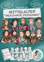 Vorschau - selbst erstellte Cliparts/Grafiken - Komplettpaket "Mittelalter" / Cliparts, Erfindungen, berühmte Personen - Seite 1