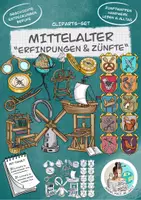 Vorschau - selbst erstellte Cliparts/Grafiken - Cliparts-Set "Erfindungen und Zünfte im Mittelalter" - Deckblatt
