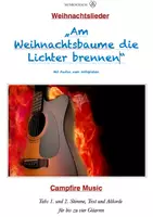 Vorschau - Arbeitsblätter - Am Weihnachtsbaume die Lichter brennen 1 -3 Gitarren - Deckblatt