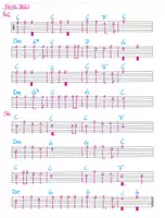 Vorschau - Arbeitsblätter - Jingle Bells - für 2 Gitarren - Seite 1