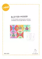 Vorschau - Mal- und Bastelvorlagen - Blätter-Mosaik - Seite 1